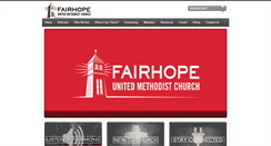 Desktop Screenshot of fairhopeumc.org